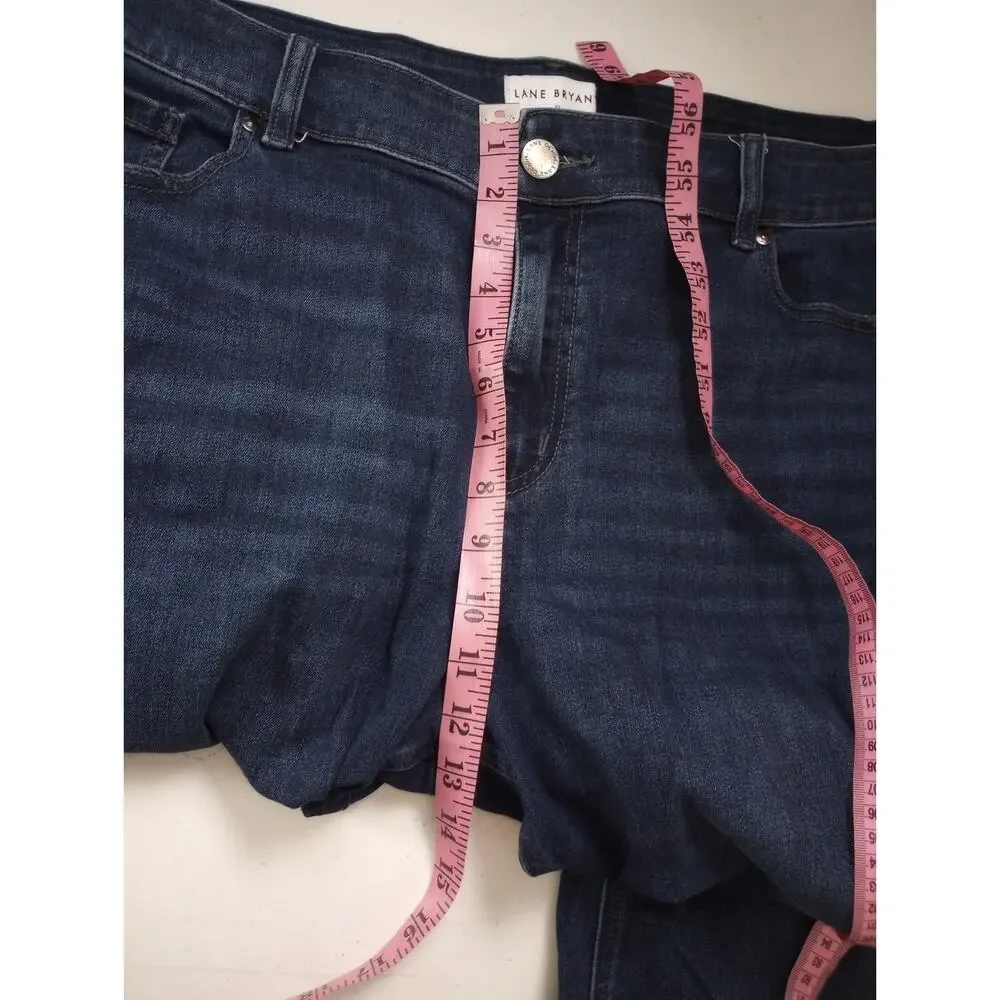 Lane Bryant Women Jeans 22 Blue Straight Leg Denim